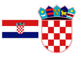 Croatian Flag and Coat of arms